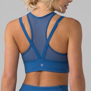 Lululemon Sun Setter Sports Bra Blue - SIZE 8